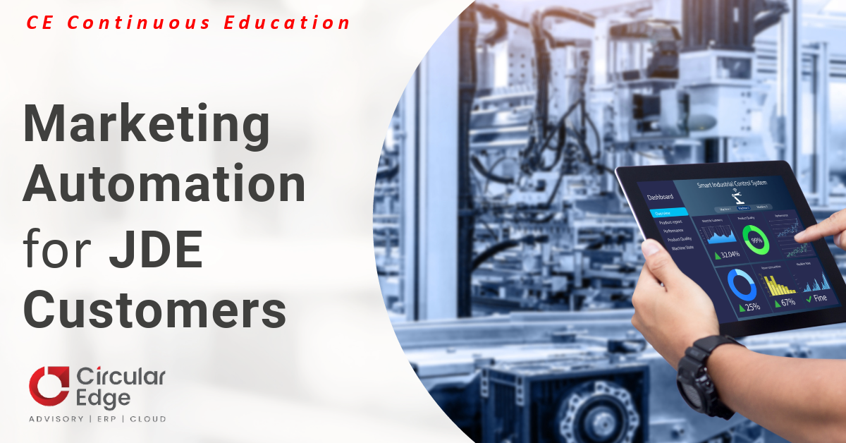 Marketing Automation for JD Edwards Customers